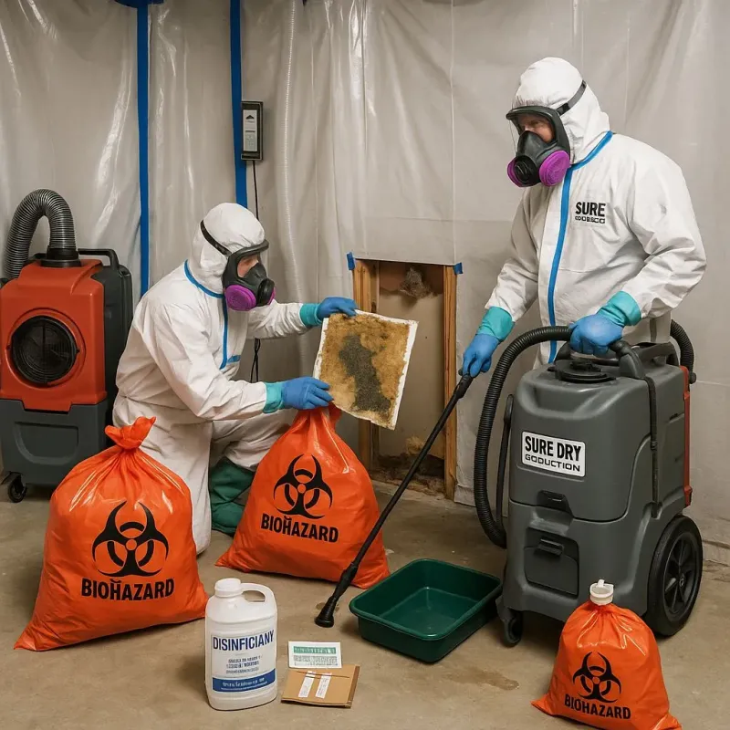 Contaminated Water Handling Protocols process in Jamestown, NC